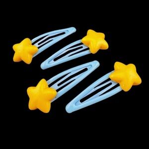 Nintendo Star Hair Clips